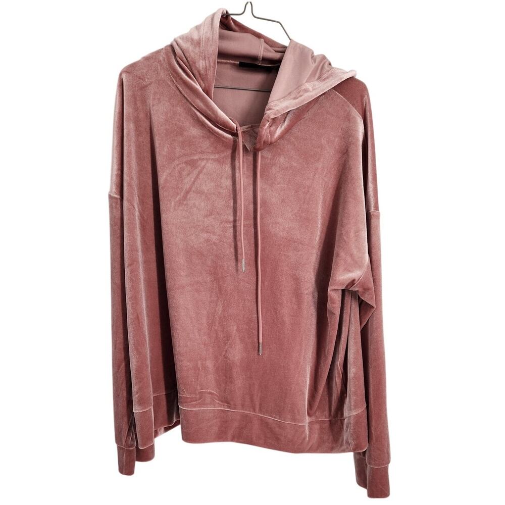 New York & Company Pink Hooded Sweatshirt Womens Size Extra Large XL *NWT